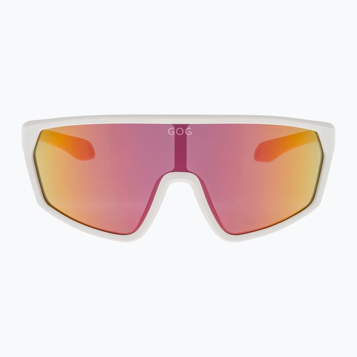 Dětské sluneční brýle GOG Flint matt white/neon pink/polychromatic pink 2