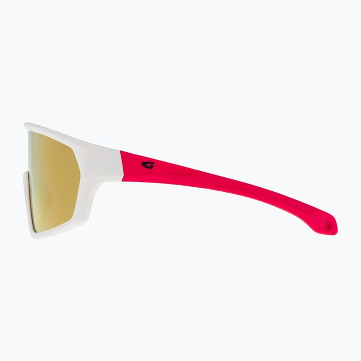 Dětské sluneční brýle GOG Flint matt white/neon pink/polychromatic pink 3