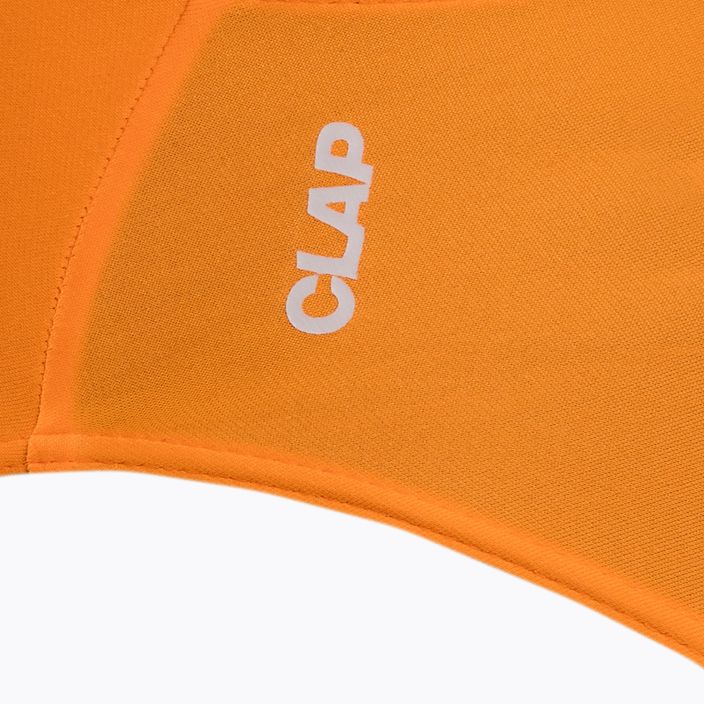 Dámské jednodílné plavky CLap Dvouvrstvé oranžové CLAP104 3