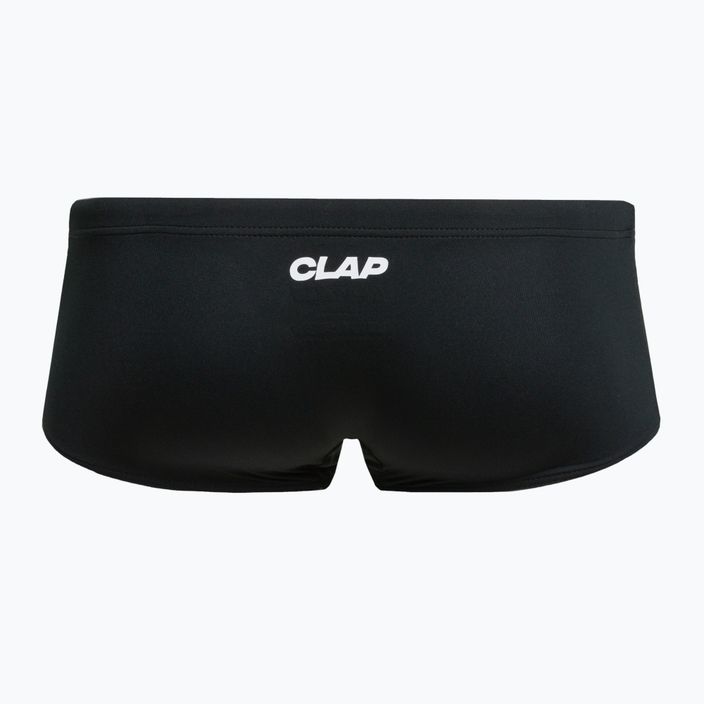 Pánské plavky boxerky CLap Slipy černé CLAP106 2