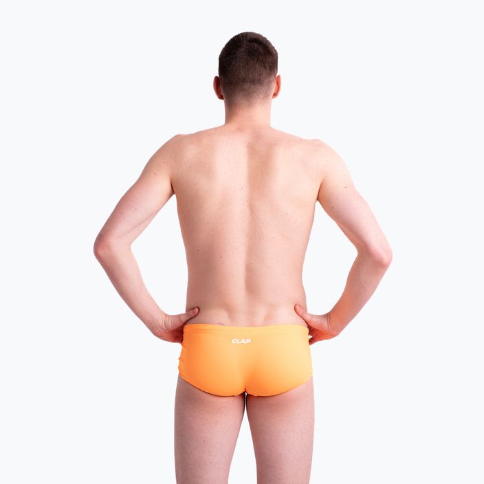 Pánské plavky boxerky CLap Slipy oranžové CLAP108 5