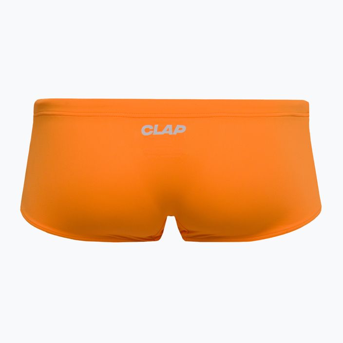 Pánské plavky boxerky CLap Slipy oranžové CLAP108 2