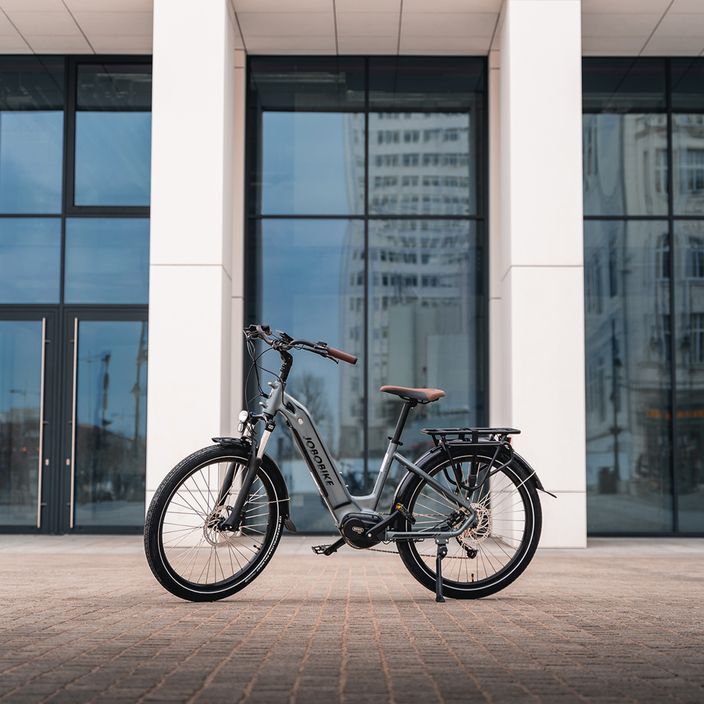 Pánské elektrokolo JOBOBIKE Lyon 36V 14Ah 504Wh šedé 2