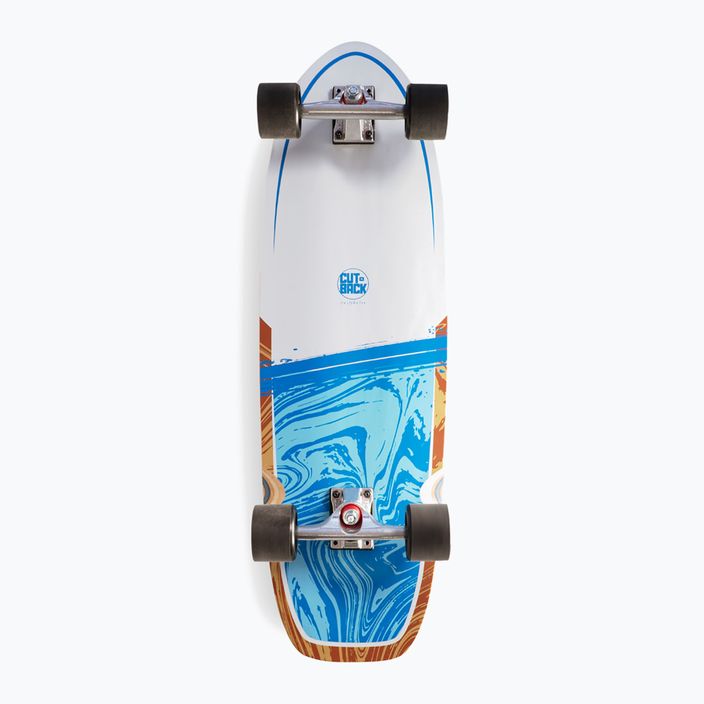 Surfskate Cutback Splash 34" bílo-modrý skateboard CUT-SUR-SPL 7