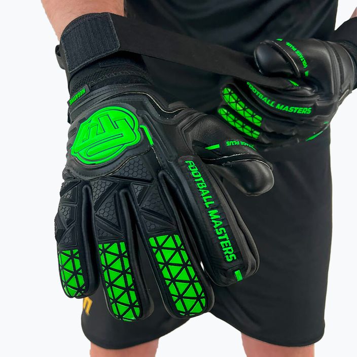 Brankářské rukavice Football Masters Voltage Plus NC black/fluo 5