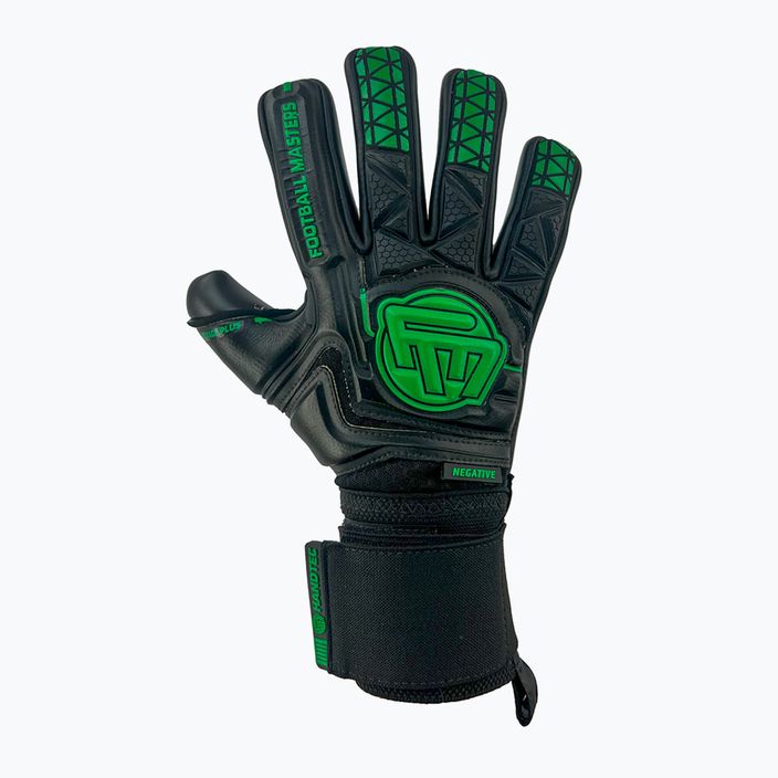 Brankářské rukavice Football Masters Voltage Plus NC black/green