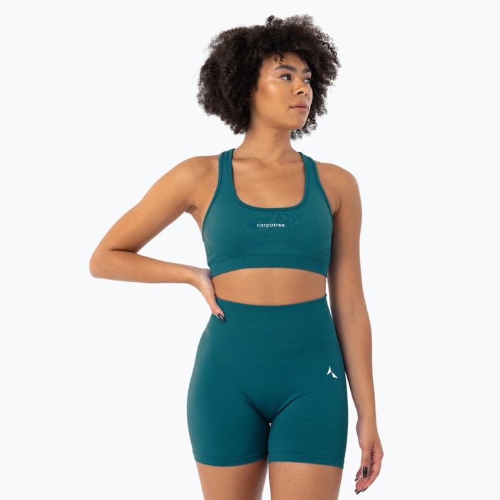 Fitness podprsenka Carpatree Blaze Seamless deep ocean blue 3