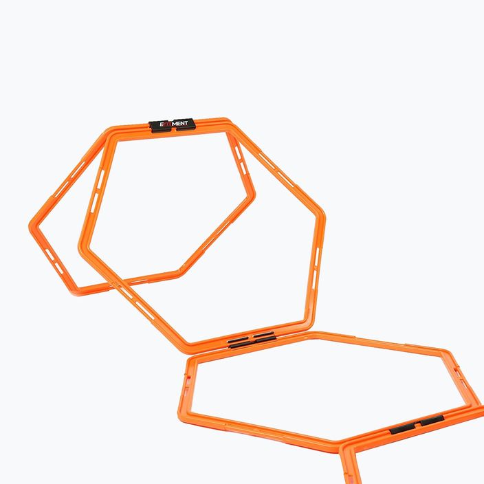Yakimasport kombinovaná koordinační kolečka Hexa hoops 6 ks oranžová 100268 3