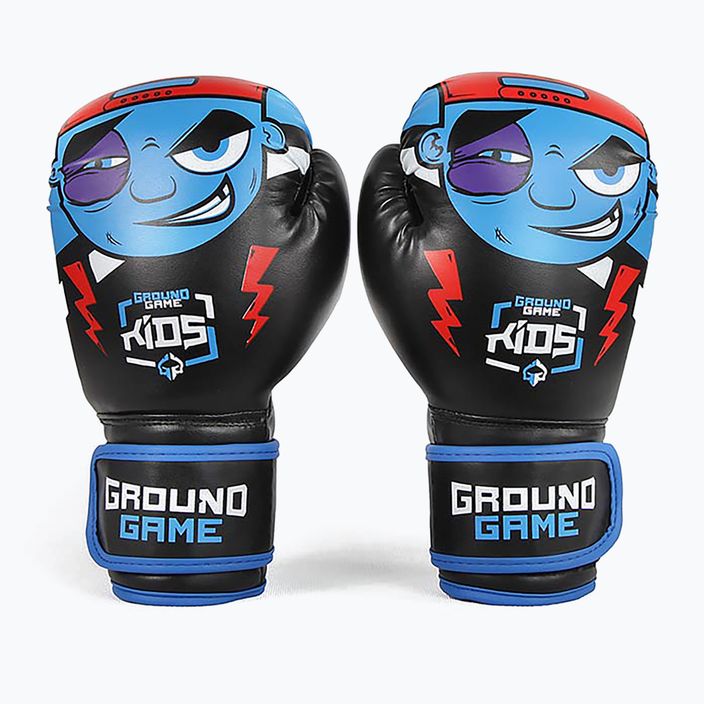 Ground Game Prodigy dětské boxerské rukavice černo-modré 6