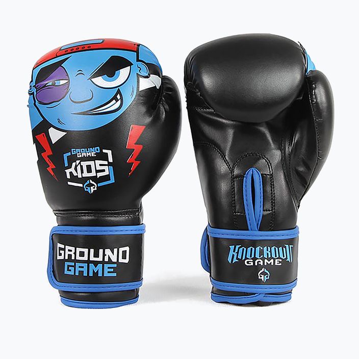 Ground Game Prodigy dětské boxerské rukavice černo-modré 8