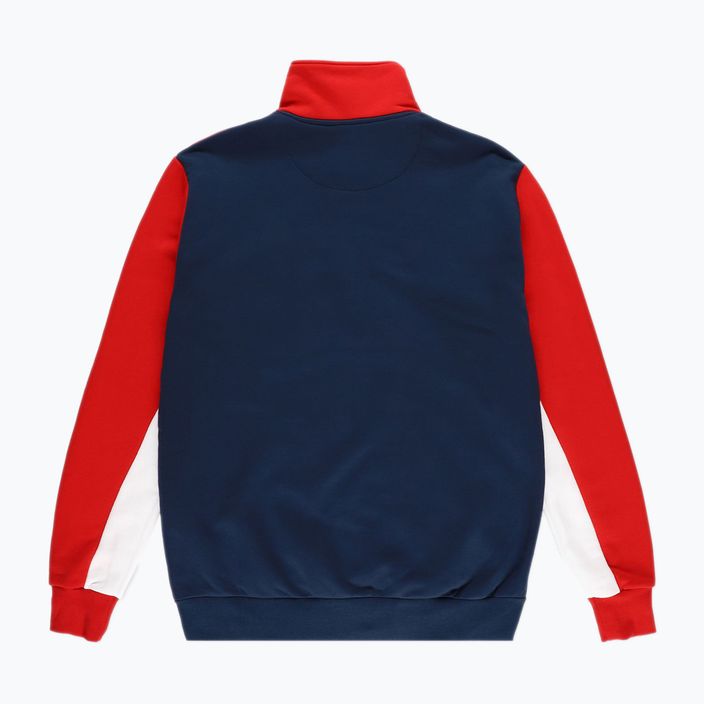 Pánská  mikina PROSTO Half Zip Sweatshirt červená KL222MSWE1133 2