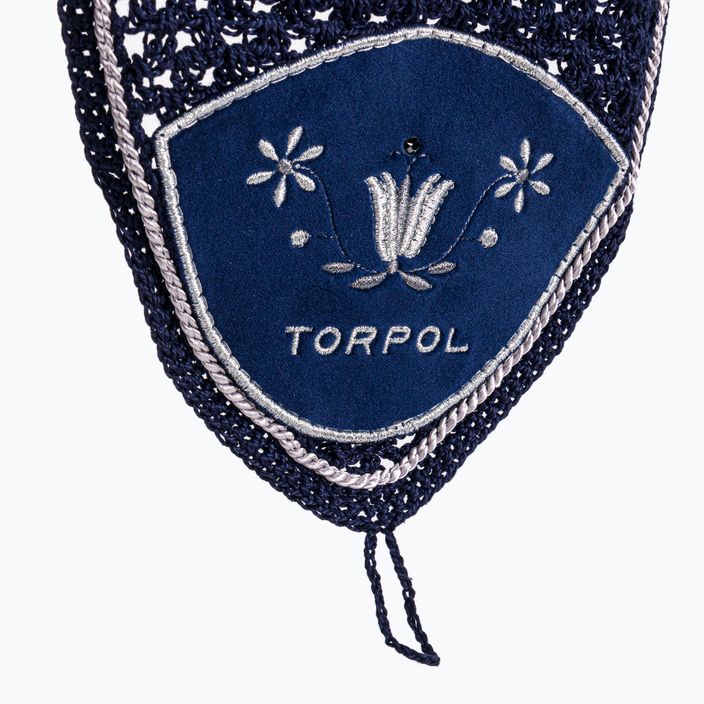 Chrániče sluchu pro koně TORPOL Diamond navy blue 3942-E-20-01-D 3