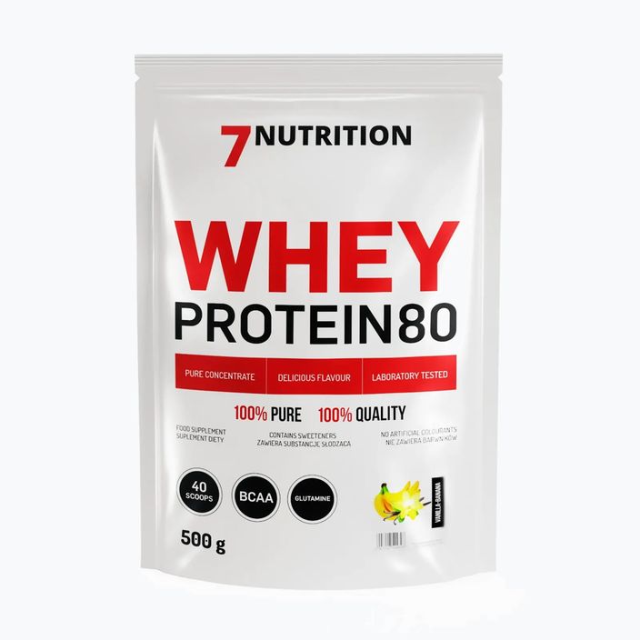 Whey 7Nutrition Protein 80 500g vanilka-banán 7Nu000260