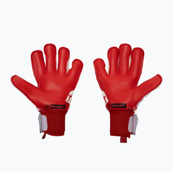 Brankářské rukavice 4keepers Force V 4.20 HB bílo-červené 4KEEPERS-4342 2