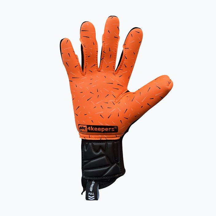 Brankářské rukavice 4Keepers Equip Flame Nc černo-oranžové EQUIPFLNC 5