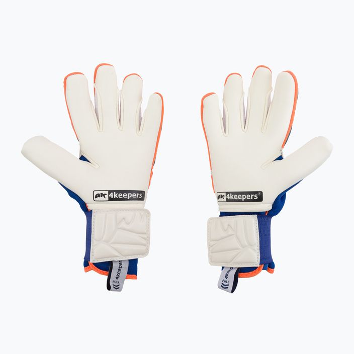 RBrankářské rukavice 4Keepers Equip Puesta Nc modro-oranžové EQUIPPUNC 2