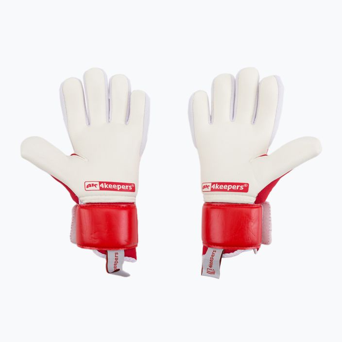 Dětské brankářské rukavice 4Keepers Equip Poland Nc Jr bílo-červené EQUIPPONCJR 2
