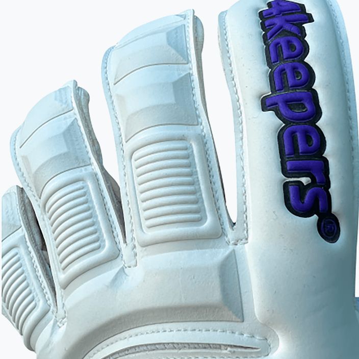 4Keepers Champ Purple VI brankářské rukavice bílé 7