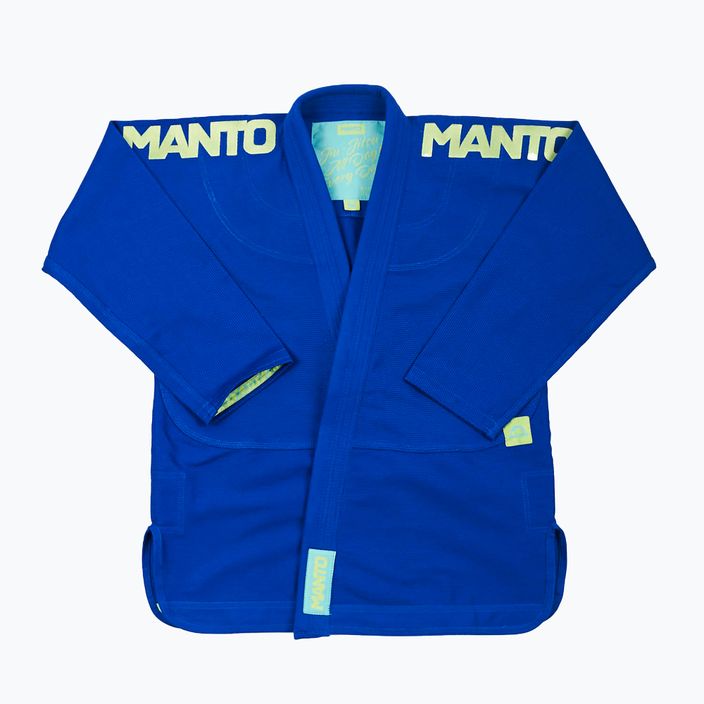 Pánské brazilské jiu-jitsu GI MANTO X4 modré MNG978_BLU_A1 2