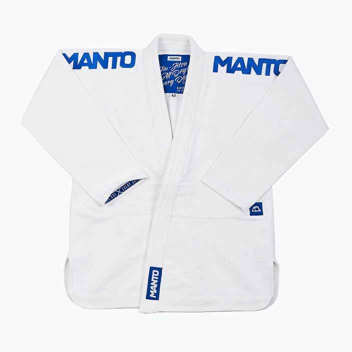 Pánské brazilské jiu-jitsu GI MANTO X4 white MNG978_WHT_A1 3