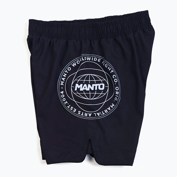 Manto Fragments pánské šortky černá/šedá MNR865 2