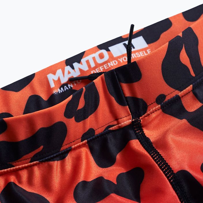 Pánské šortky MANTO Leopard black print 3