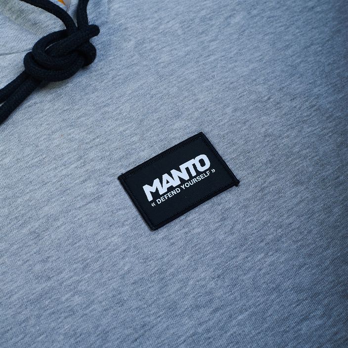 Pánská mikina MANTO Label Oversize melange 3