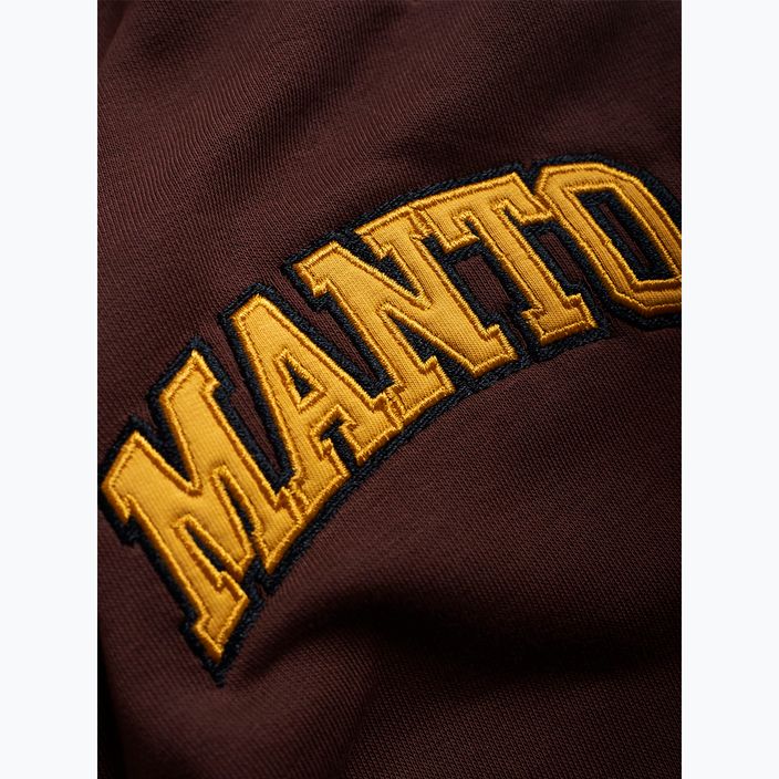 Pánské kalhoty MANTO Varsity brown 3