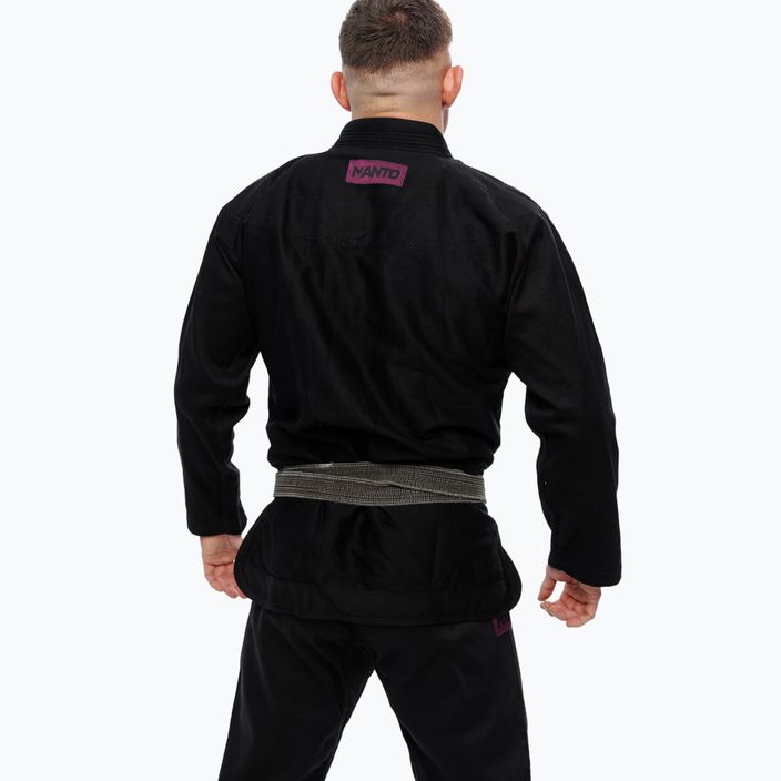 Kimono pro BJJ MANTO X5 BJJ black/purple 3