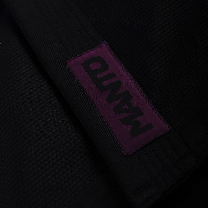 Kimono pro BJJ MANTO X5 BJJ black/purple 8