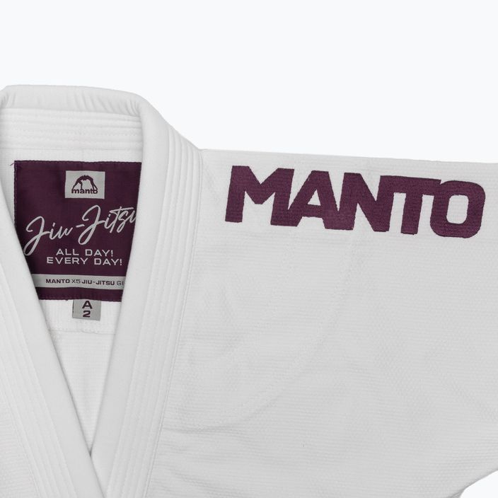 GI pro brazilské jiu-jitsu MANTO X5 white 11