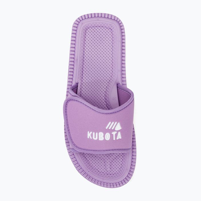 Bazénové pantofle Kubota KKRZ10 pastelově fialové 5