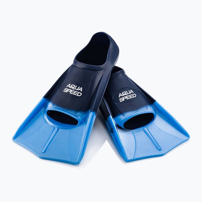 Dětské plavecké ploutve AQUA-SPEED tmavě modré a modré 137 5