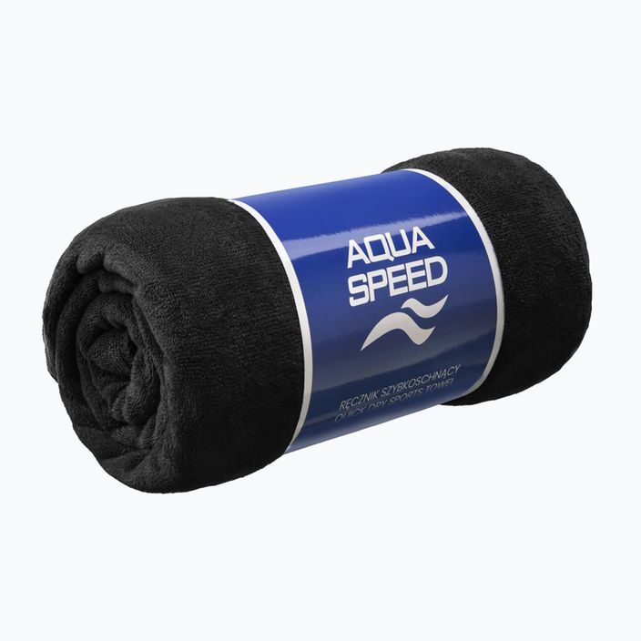 Rychleschnoucí ručník AQUA-SPEED Dry Soft černý 2