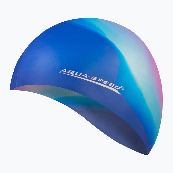 AQUA-SPEED Bunt 40 modro-růžová plavecká čepice 113 2