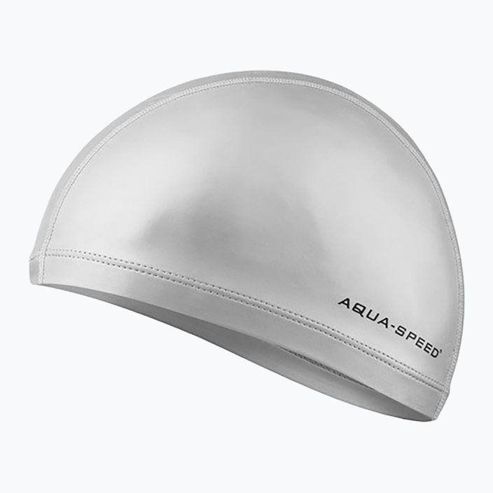 AQUA-SPEED Plavecká čepice Profi 26 stříbrná 90 2