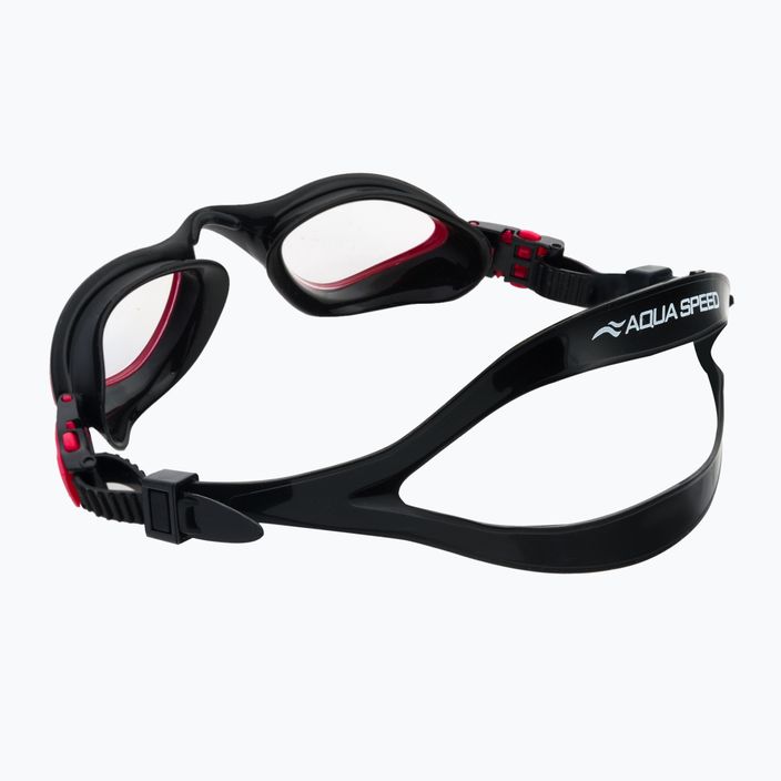 Plavecké brýle AQUA-SPEED Flex černo-červene 6663 4