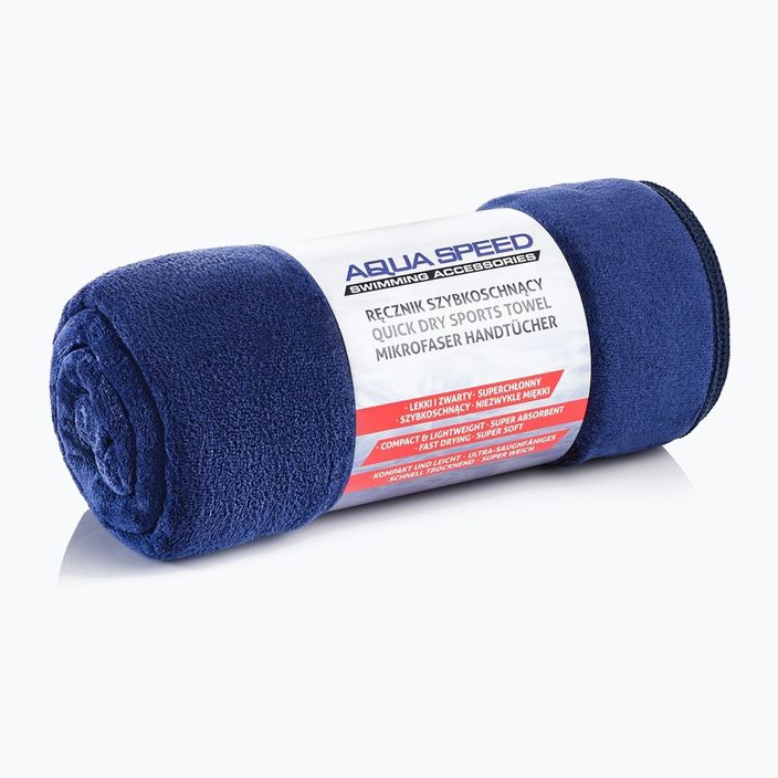 AQUA-SPEED Dry Soft Towel navy blue 156 5