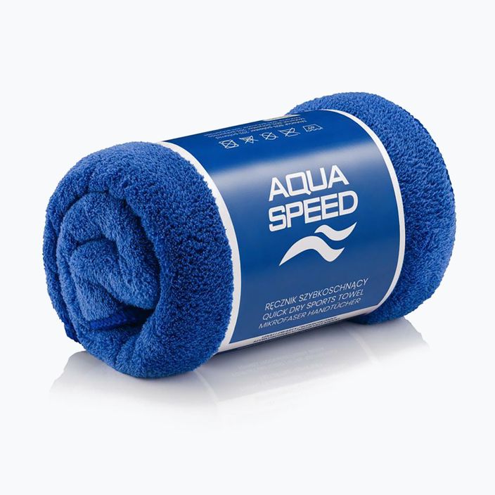 Rychleschnoucí ručník AQUA-SPEED Dry Coral modrý 2