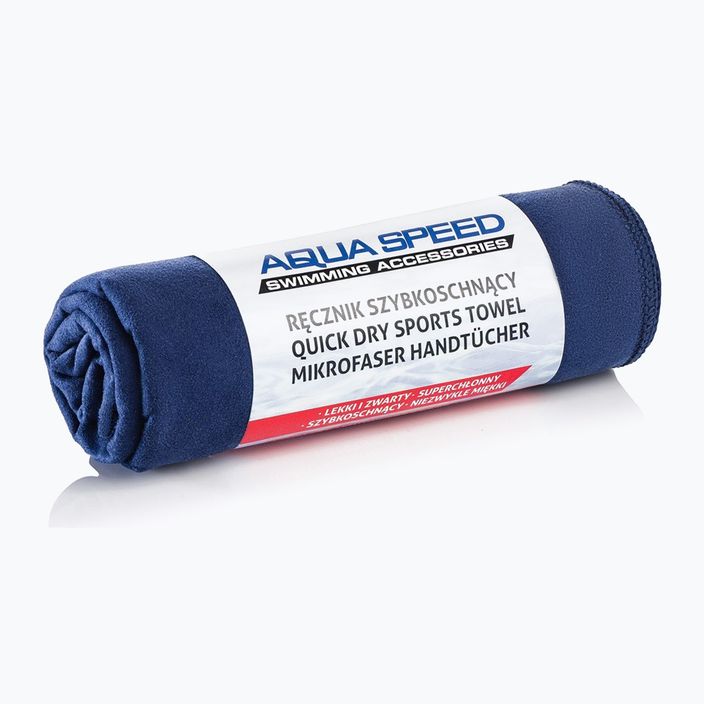 AQUA-SPEED Dry Flat Towel navy blue 155 2