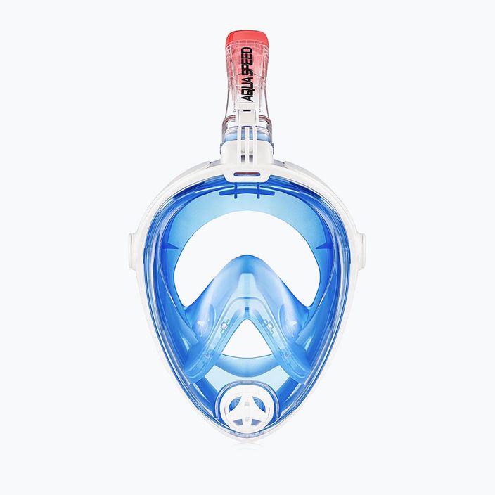 Celoobličejová šnorchlovací maska  AQUA-SPEED Spectra 2.0 modrá/bílá 2