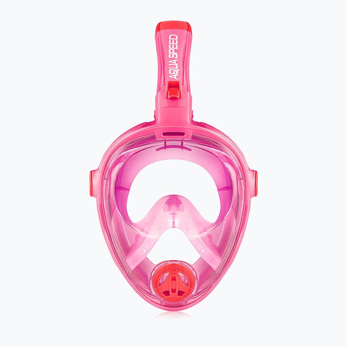Dětská celoobličejová šnorchlovací maska  AQUA-SPEED Spectra 2.0 Kid růžová 7085 2