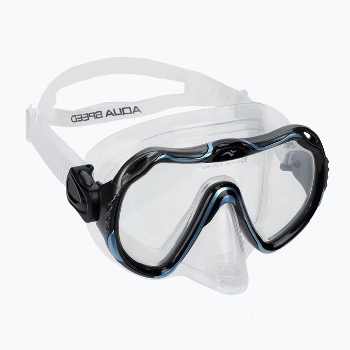 AQUA-SPEED Java + Elba potápěčská souprava modrá 614 2
