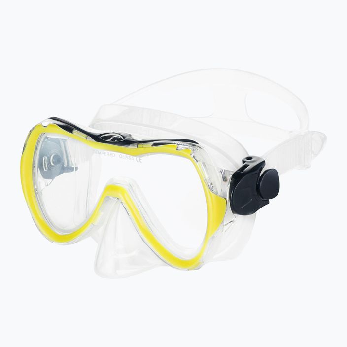 Dětský potápěčský set AQUA-SPEED Enzo + Evo žlutý 604 10
