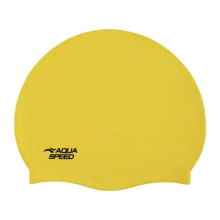 Plavecká čepice AQUA-SPEED Reco żółty 2