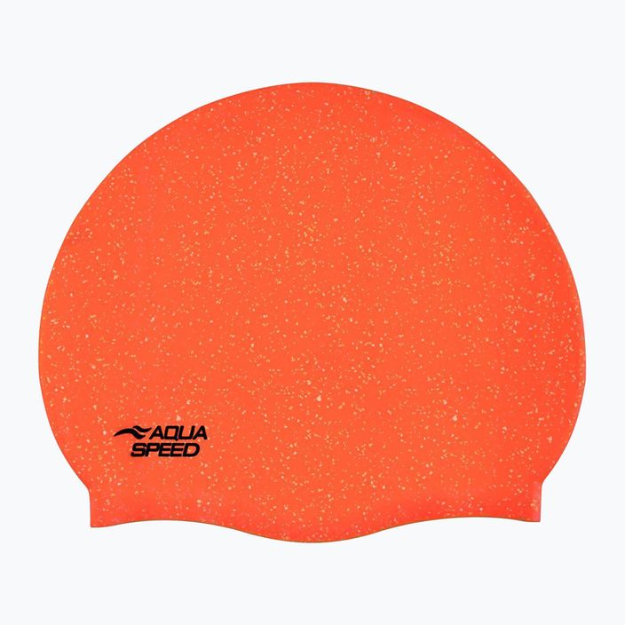Plavecká čepice AQUA-SPEED Reco oranžová