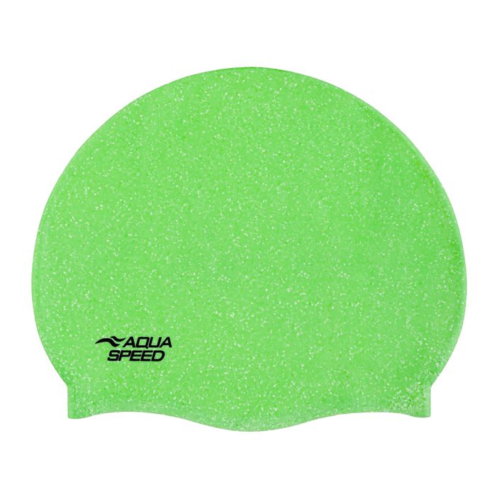 Plavecká čepice AQUA-SPEED Reco zelená 2