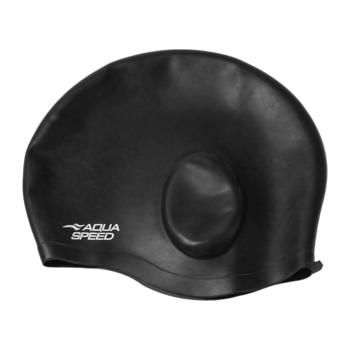 Plavecká čepice AQUA-SPEED Ear Cap Comfort černá 2