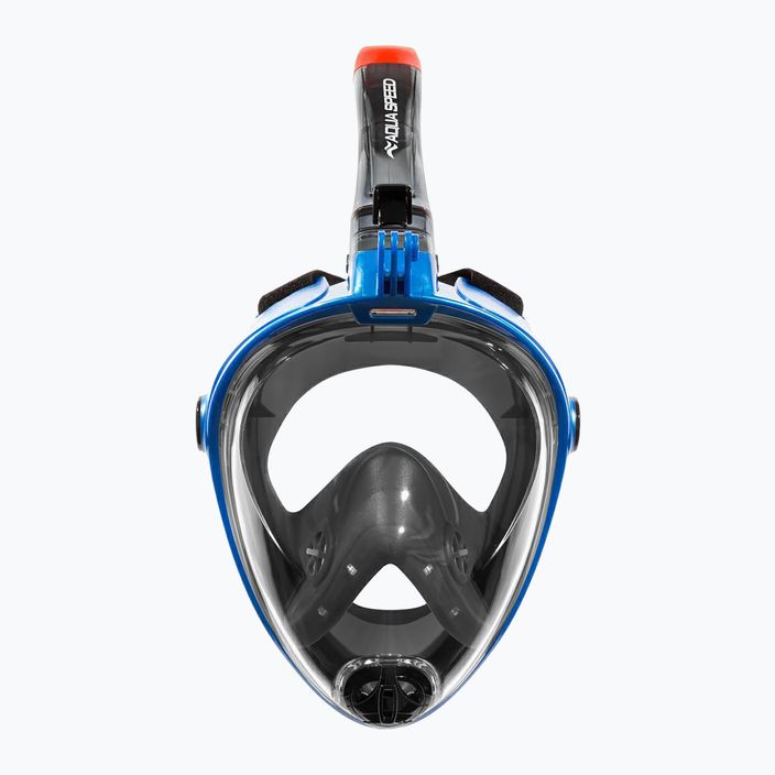 Celoobličejová šnorchlovací maska  AQUA-SPEED Spectra 2.0 černá/modrá 2