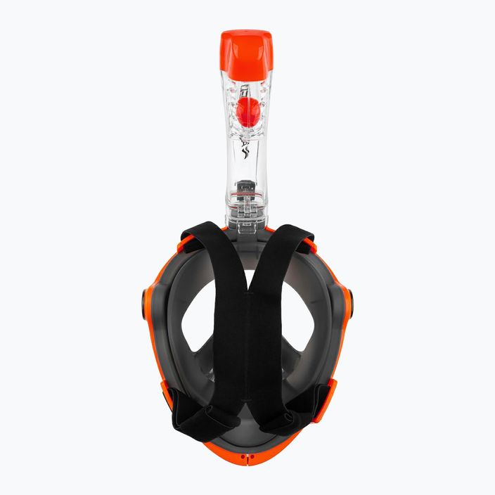 Celoobličejová šnorchlovací maska AQUA-SPEED Spectra 2.0 černá/oranžová 3